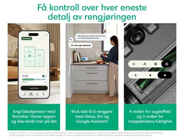 iRobot® Roomba Combo® 115 robotstøvsuger