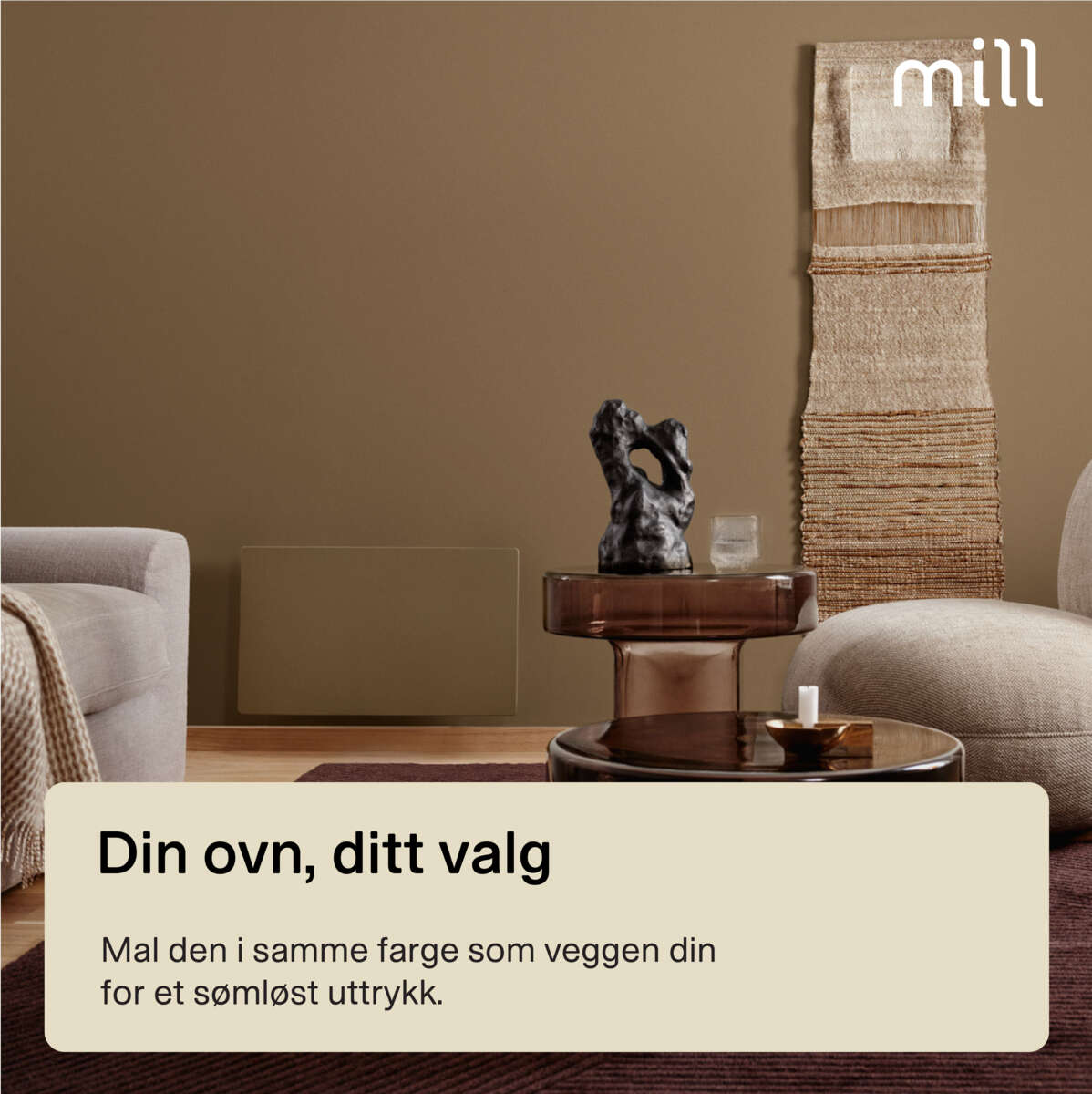 Mill Color Smart WiFi malbar panelovn 600W