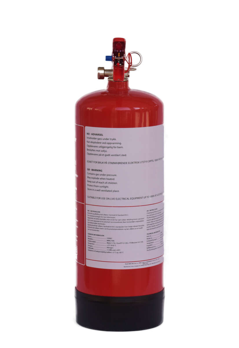 No-flame fluorfrie skum brannslukker