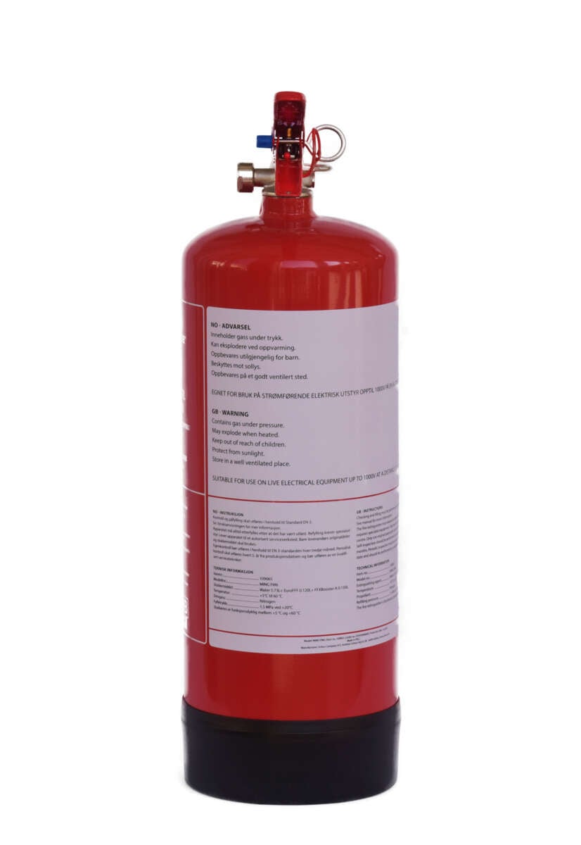 No-flame fluorfrie skum brannslukker