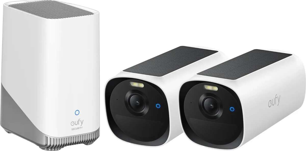 EufyCam E40 2-kamera sett med HomeBase S380