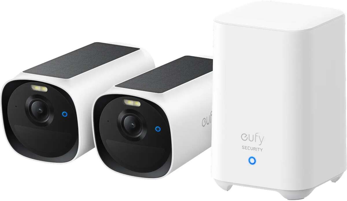 EufyCam E40 2-kamera sikkerhetssett med HomeBase 2