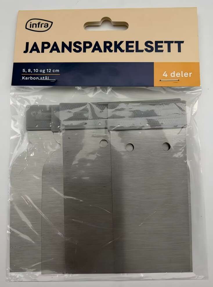 Infra japansparkelsett 4-deler