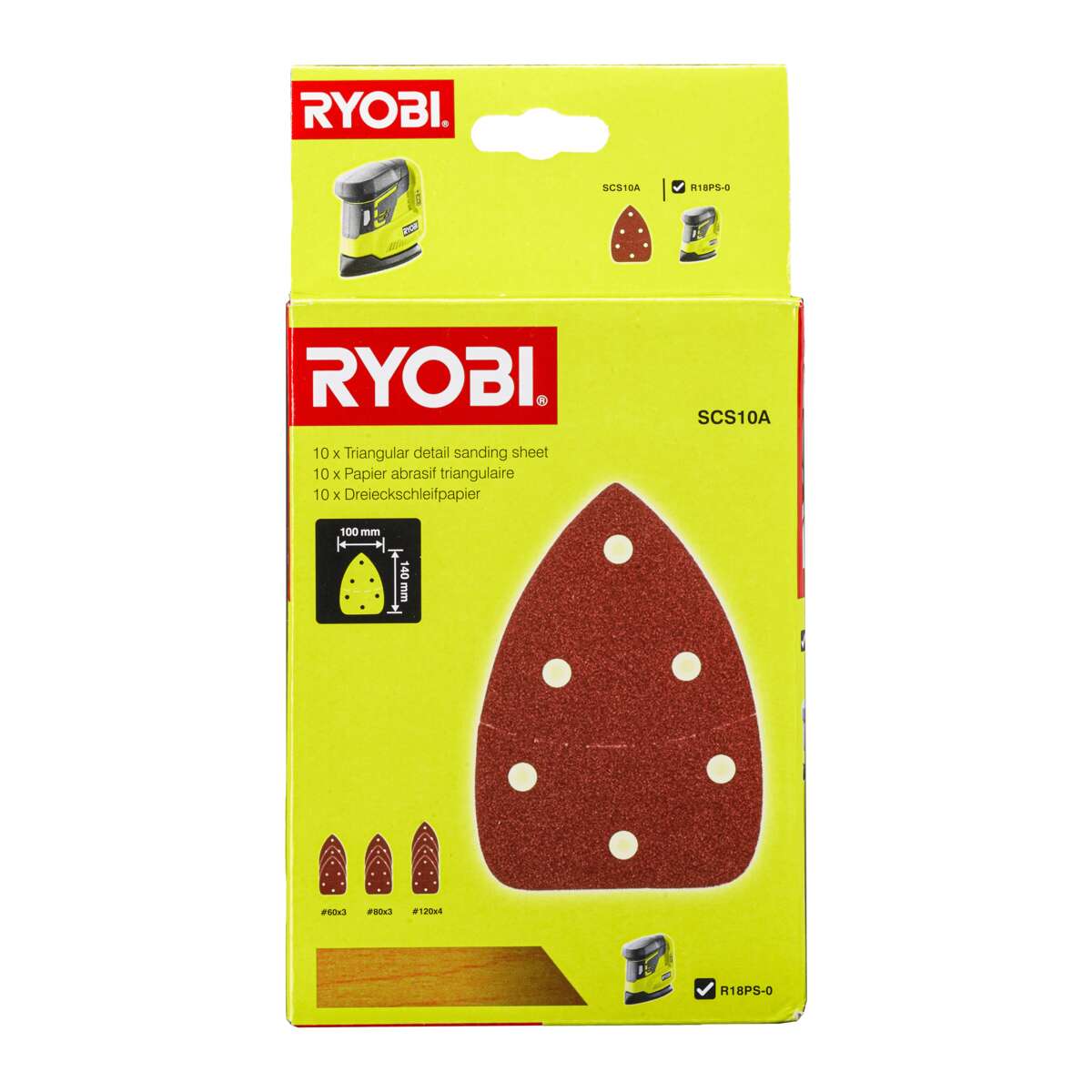 Ryobi SCS10A1 slipepapir