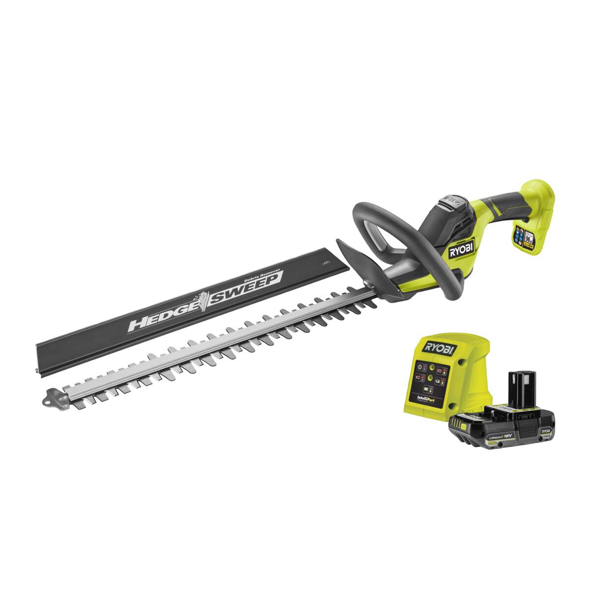 Ryobi ONE+ RY18HT45A-125 hekksaks m/batteri