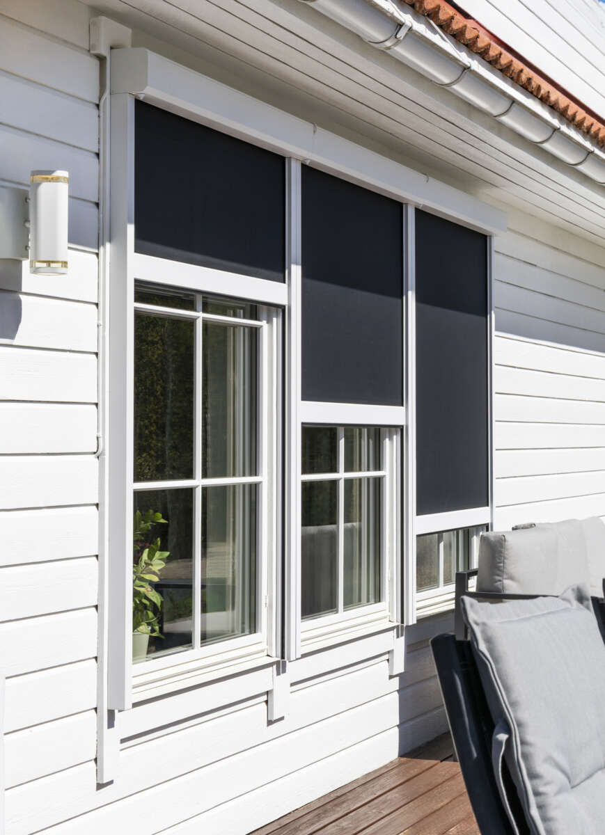 Vari Zip screen motorkassett med lysslipp 10% duk