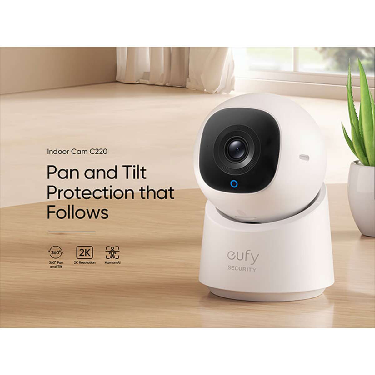 Eufy Indoor Cam C220 innendørs sikkerhetskamera