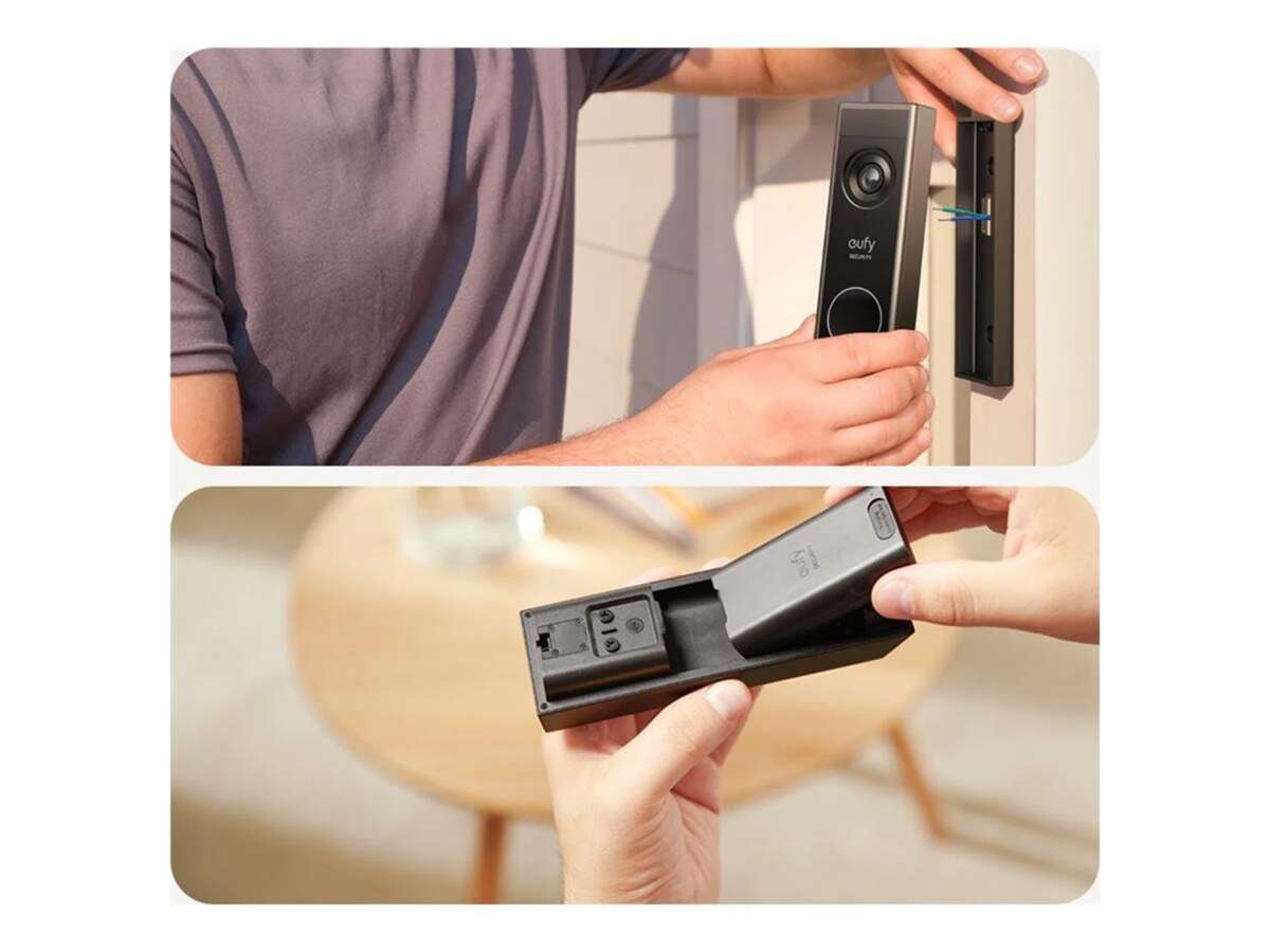 Eufy Video Doorbell E340 Videodørklokke med Gong