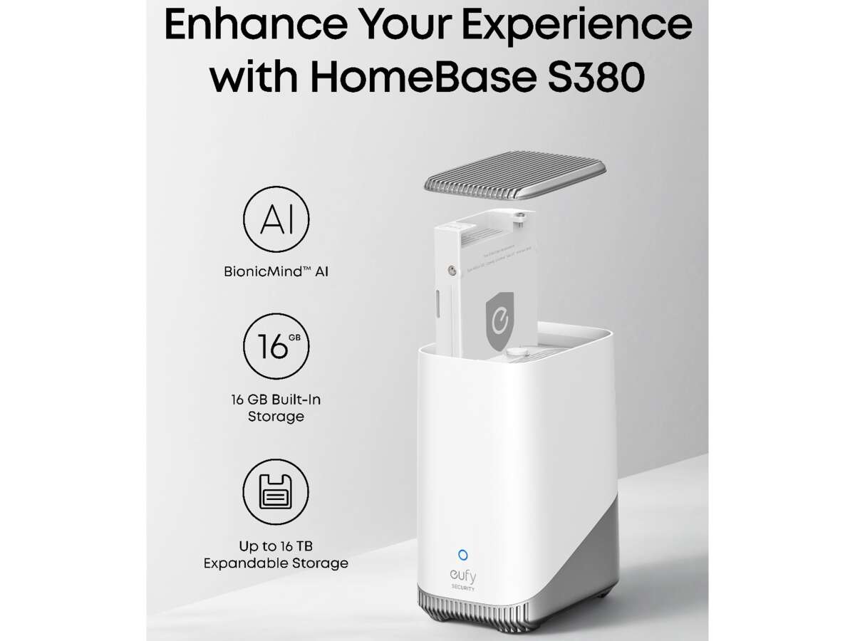 EufyCam E40 2-kamera sett med HomeBase S380