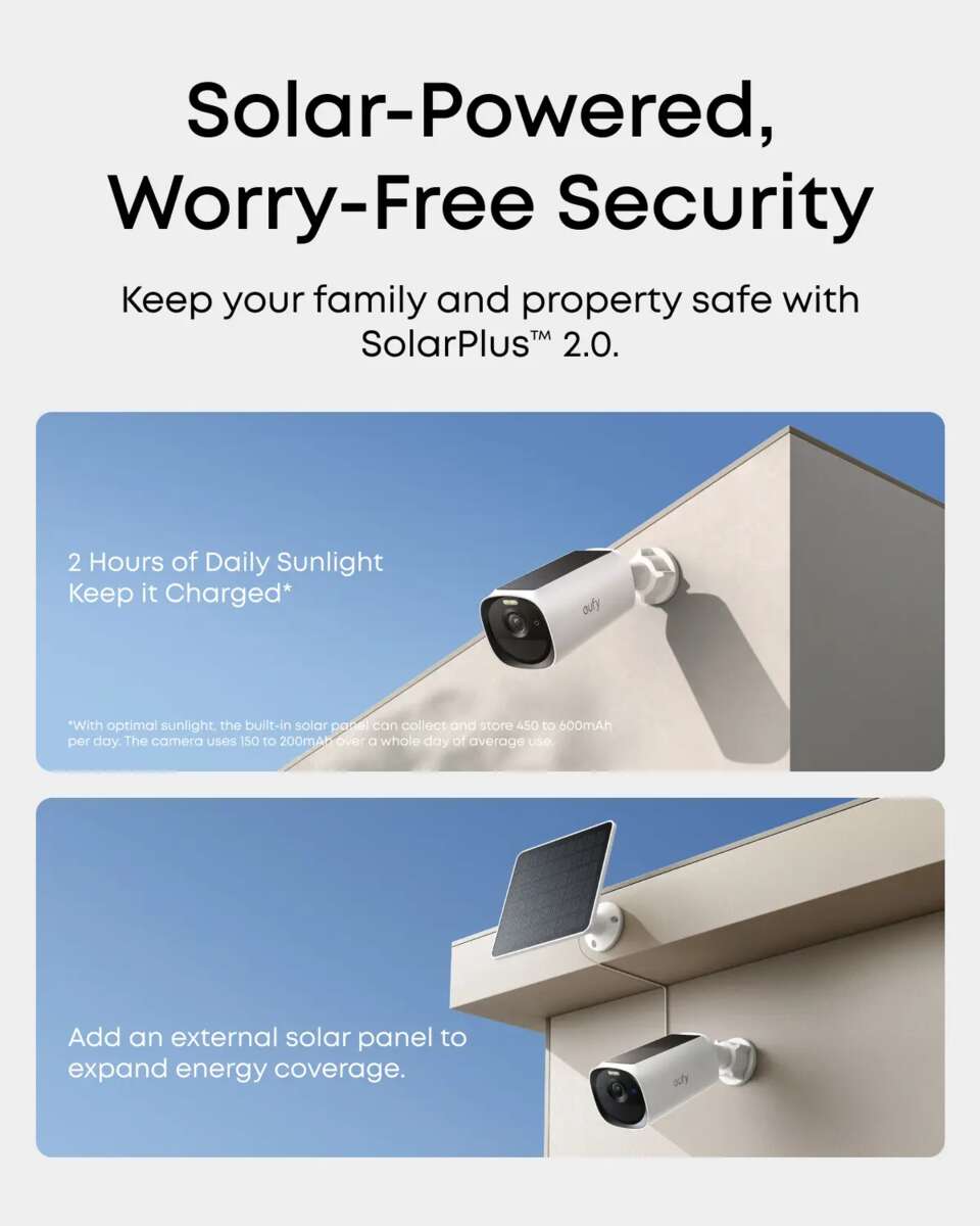 ufyCam E40 4-kamera sett med HomeBase 2