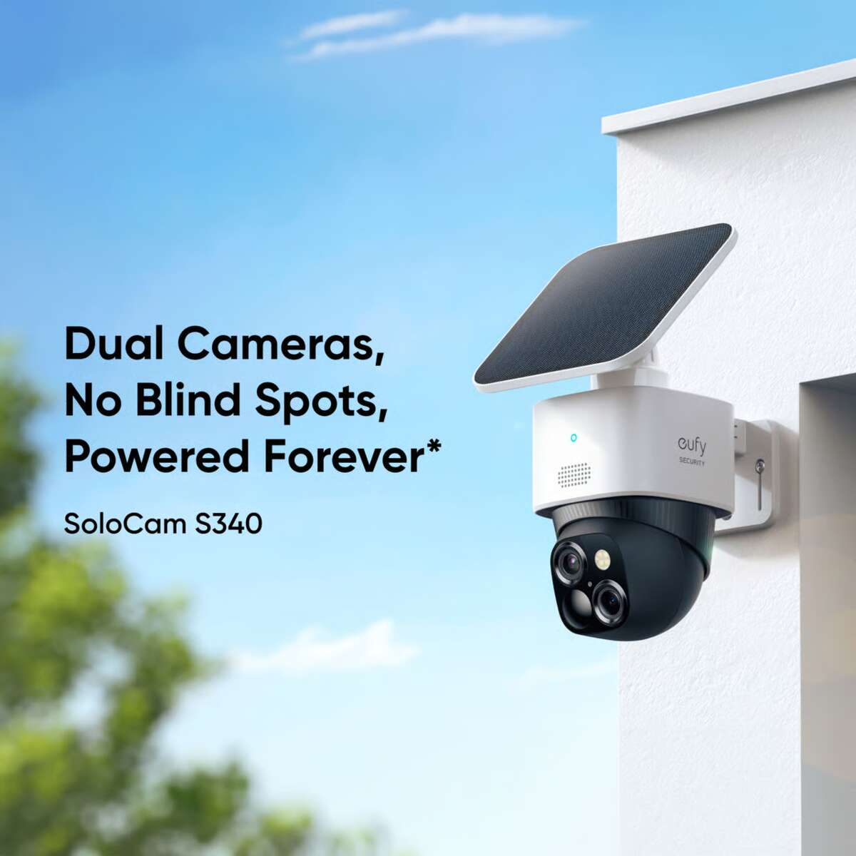 Eufy SoloCam S340 Solcelledrevet overvåkningskamera