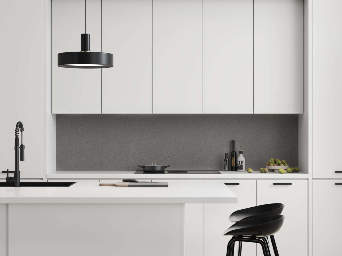 Fibo 4003KM00 Grey Terrazzo Kitchen Board 2-pk