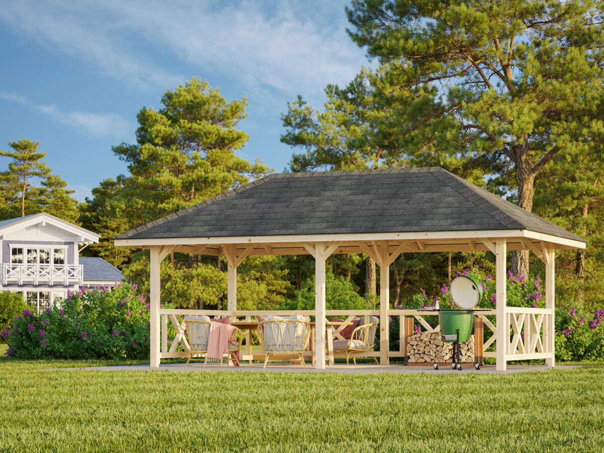 Palmako Bianca 107 paviljong 16.6 m²