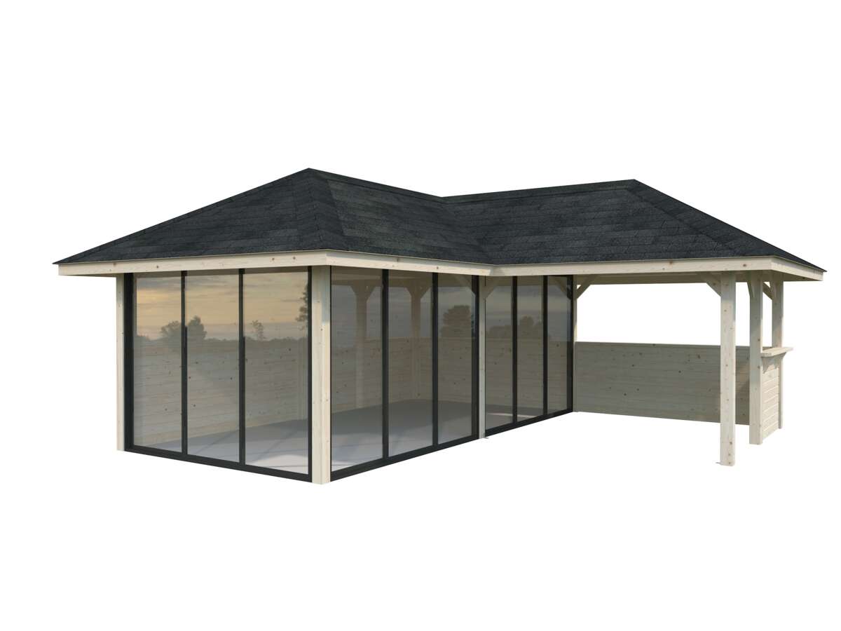 Palmako Bianca 223 hagestue 24,9 m² Slide