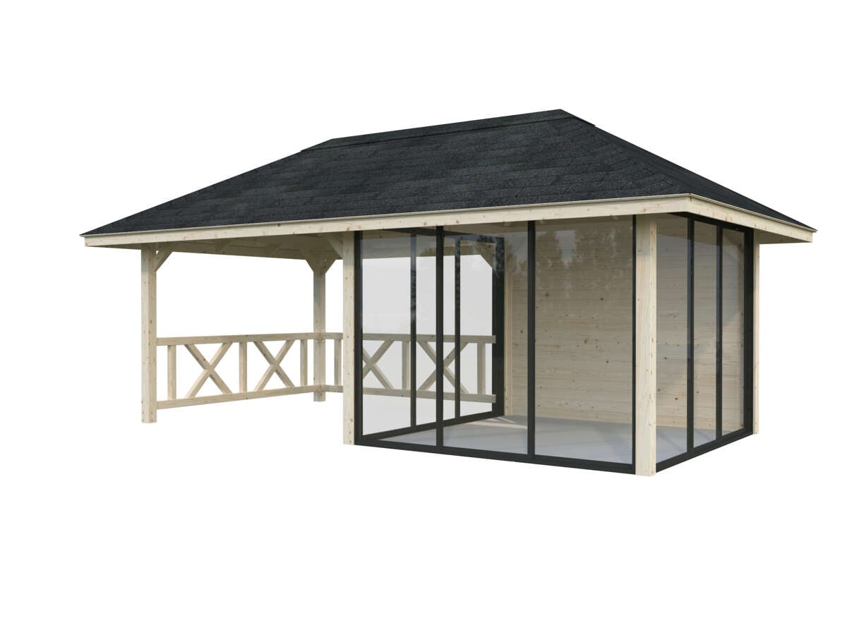 Palmako Bianca 204 hagestue 16.6 m² Slide