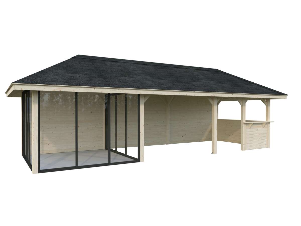 Palmako Bianca 216 hagestue 24,9 m² Slide