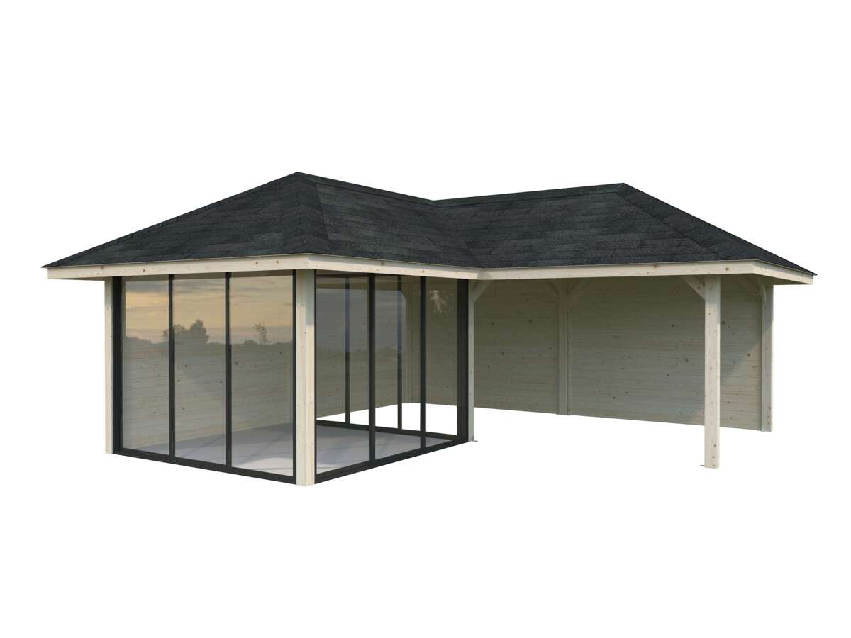 Palmako Bianca 212 hagestue 24,9 m² Slide