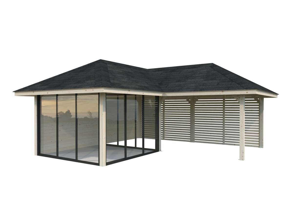 Palmako Bianca 211 hagestue 24,9 m² Slide