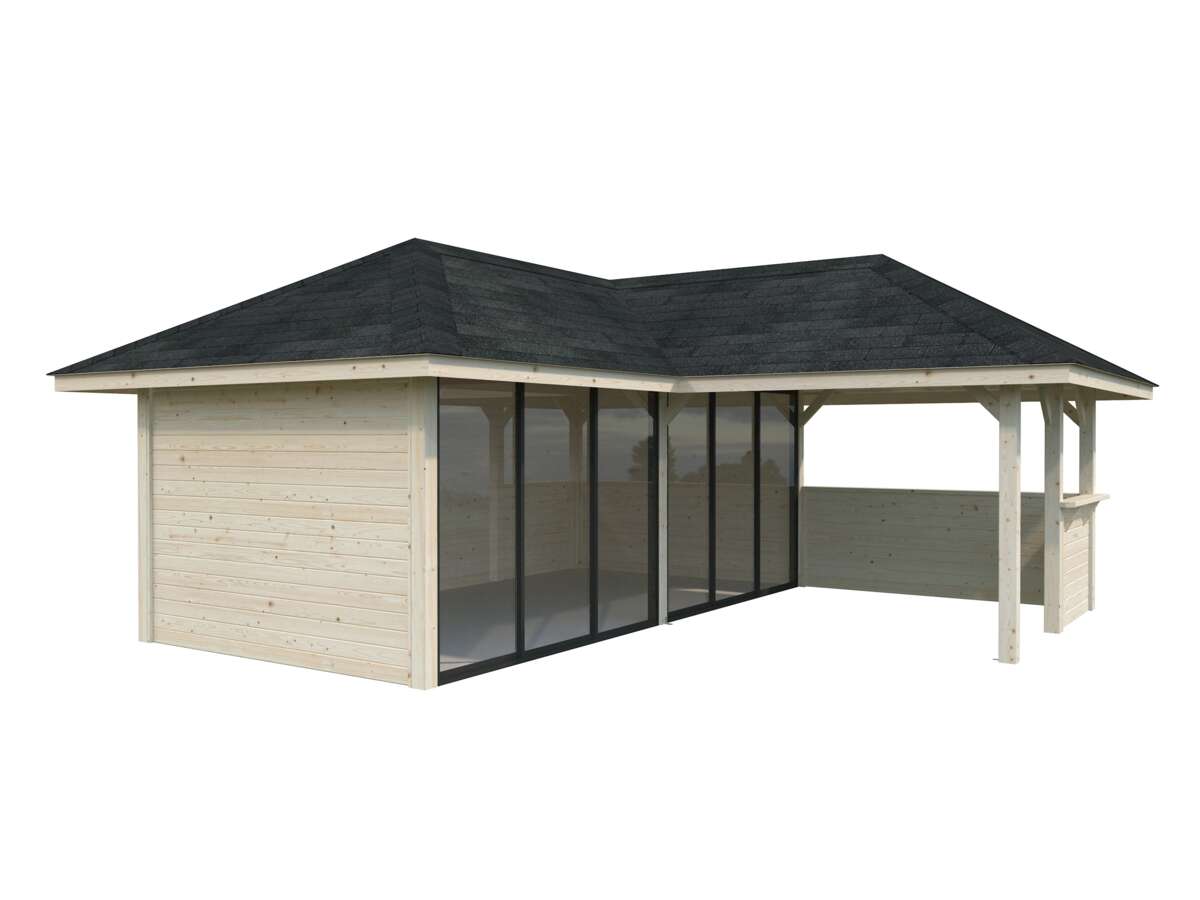 Palmako Bianca 222 hagestue 24,9 m² Slide