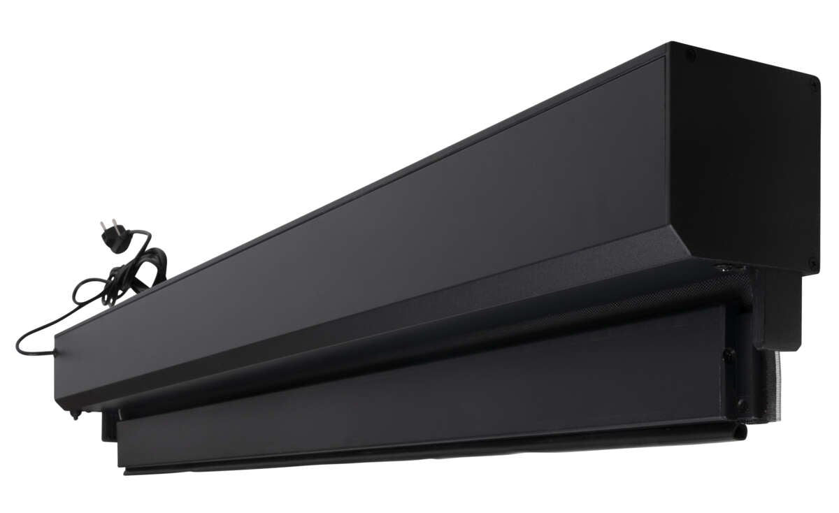 Vari Zip screen motorkassett med lystett 0% duk