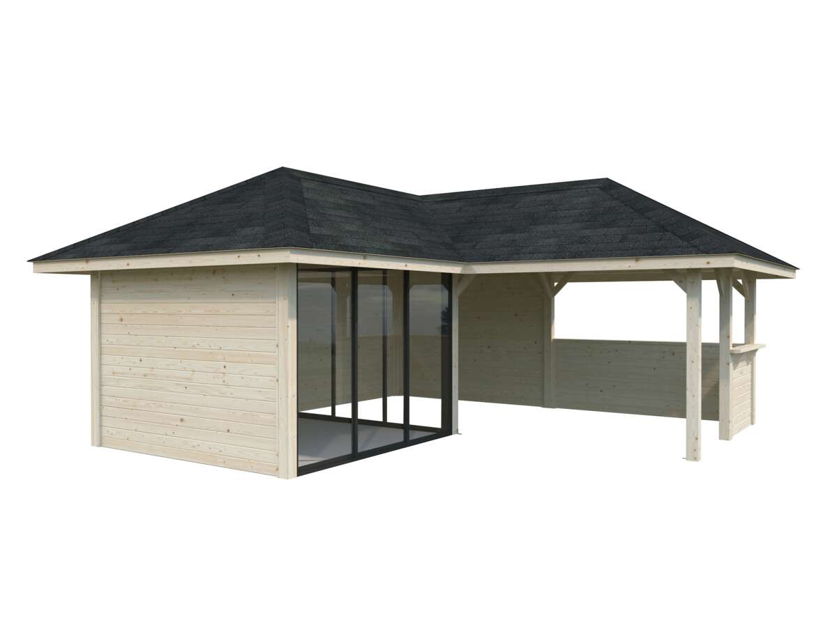 Palmako Bianca 209 hagestue 24,9 m² Slide