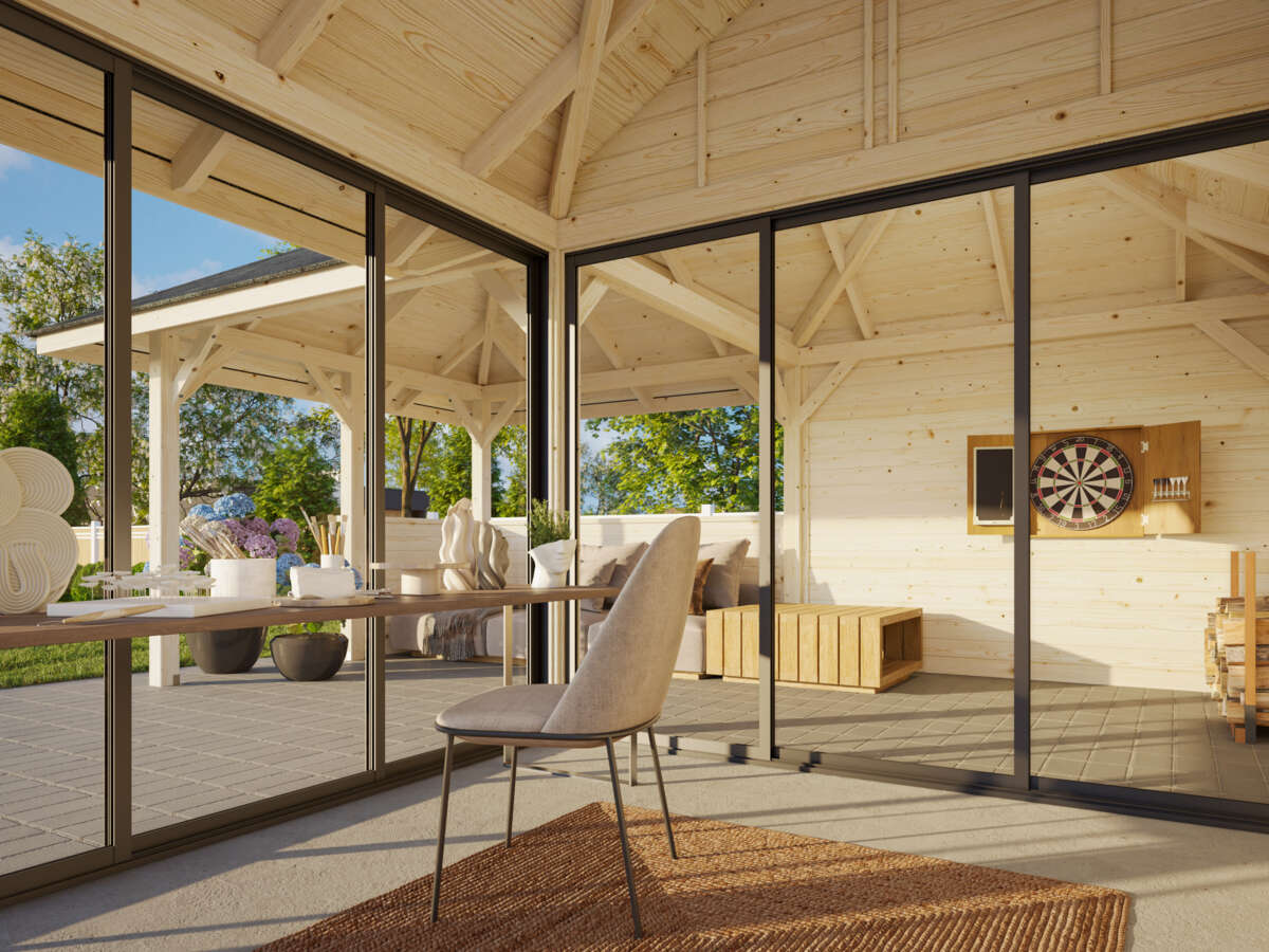 Palmako Bianca 210 hagestue 24,9 m² Slide