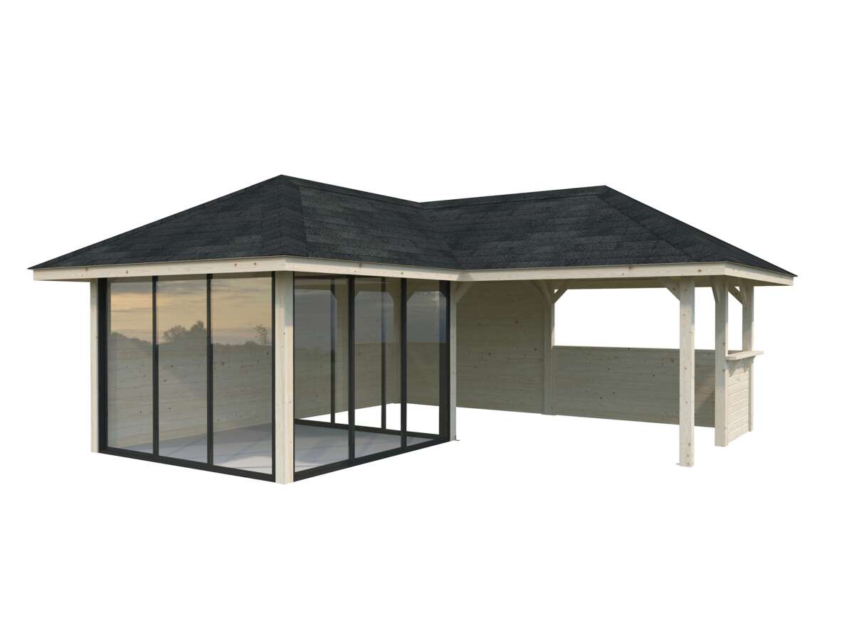 Palmako Bianca 210 hagestue 24,9 m² Slide