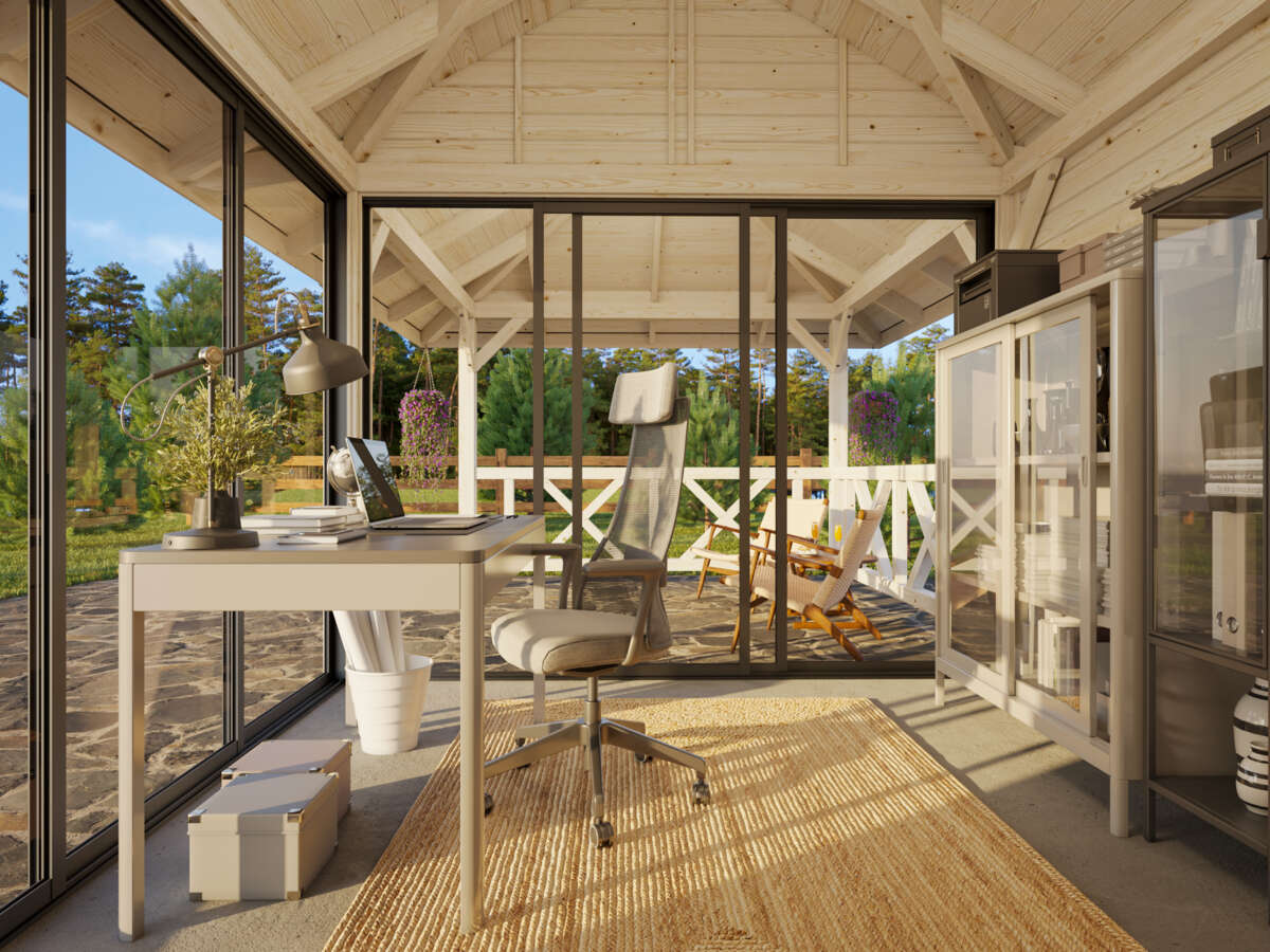 Palmako Bianca 203 hagestue 16,6 m² Slide