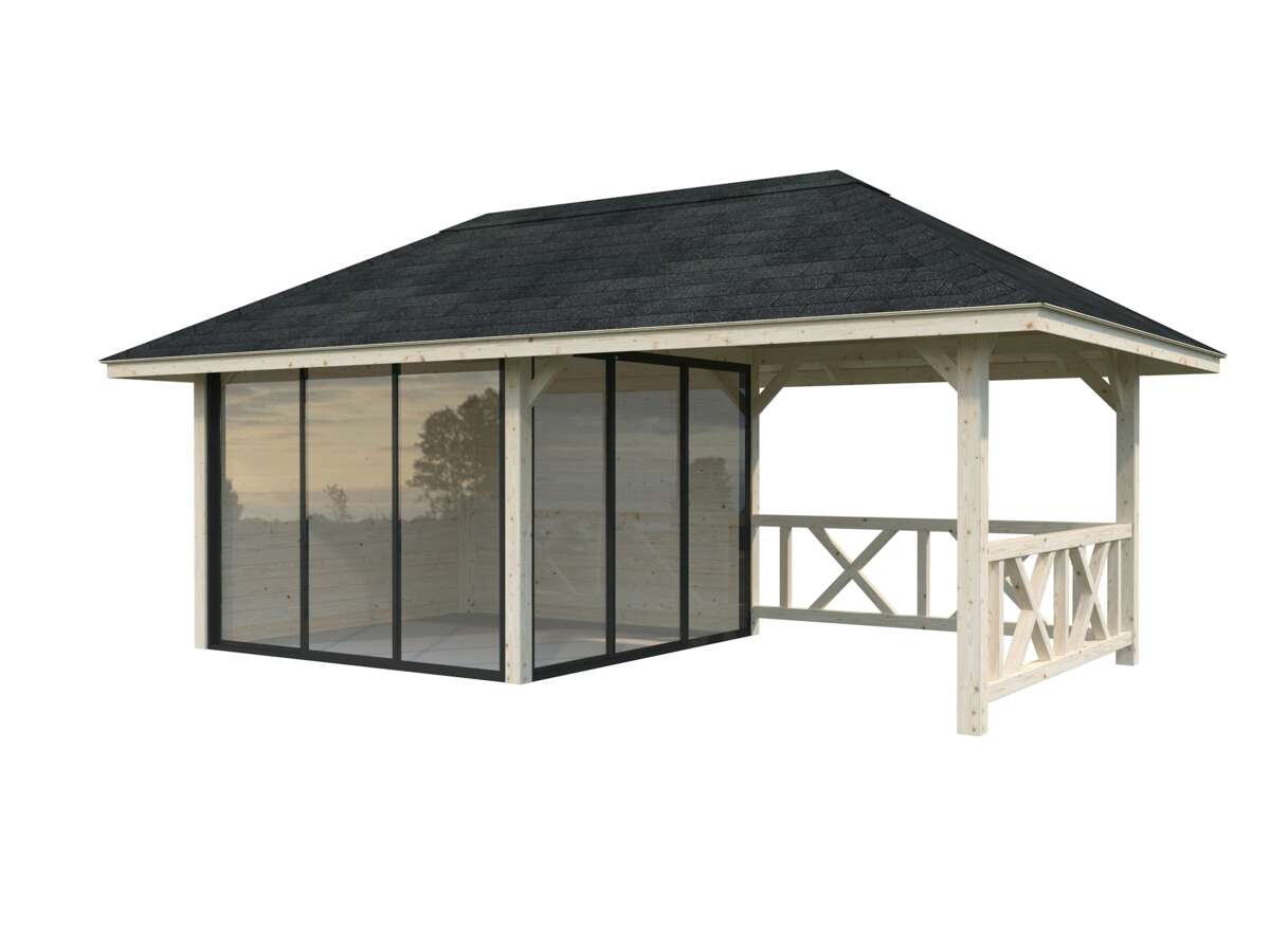 Palmako Bianca 203 hagestue 16,6 m² Slide