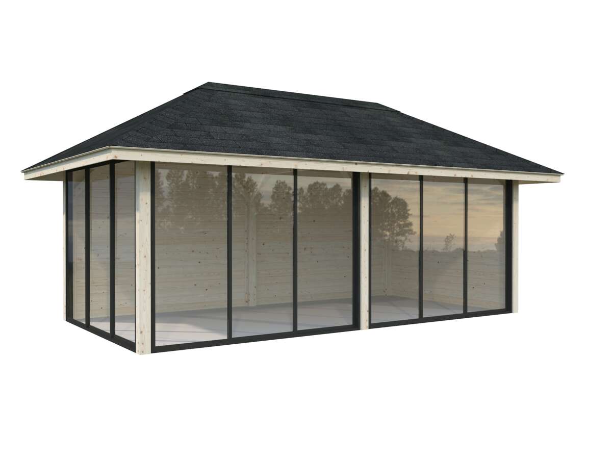 Palmako Bianca 202 hagestue 16,6 m² Slide