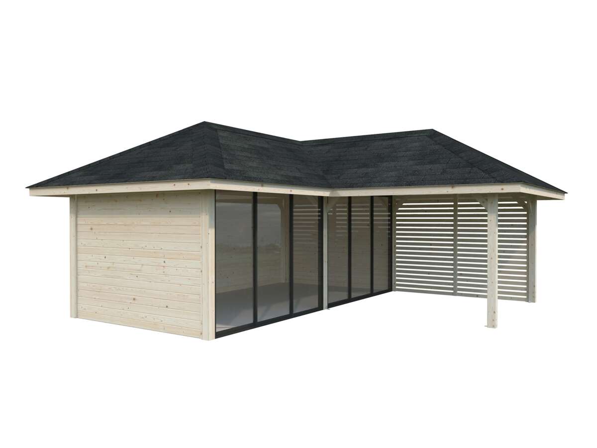 Palmako Bianca 213 hagestue 24,9 m² Slide