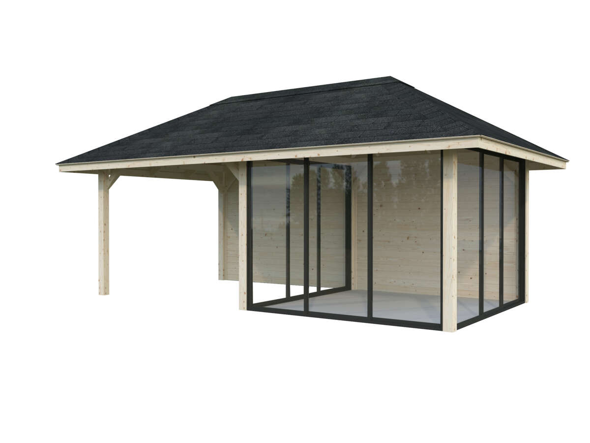 Palmako Bianca 206 hagestue 16,6 m² Slide