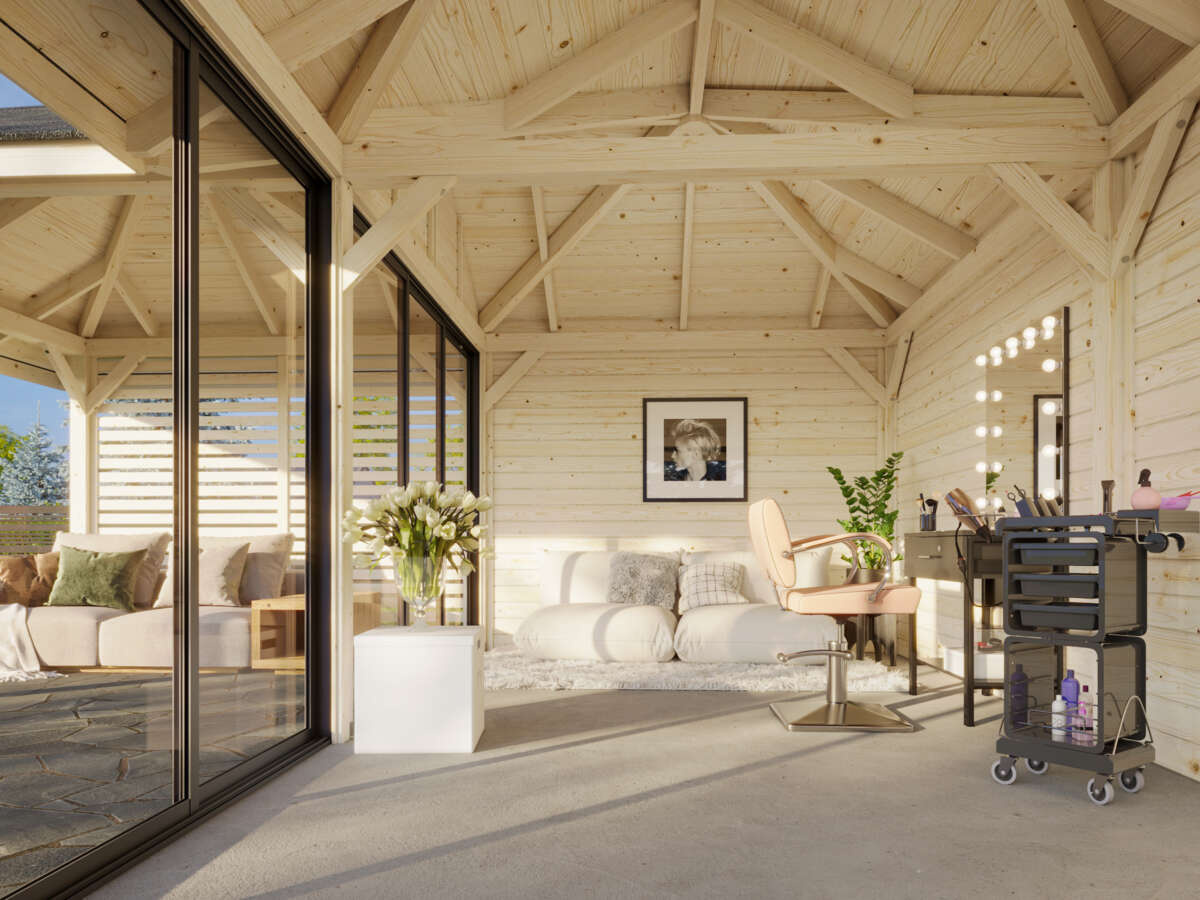 Palmako Bianca 214 hagestue 24,9 m² Slide