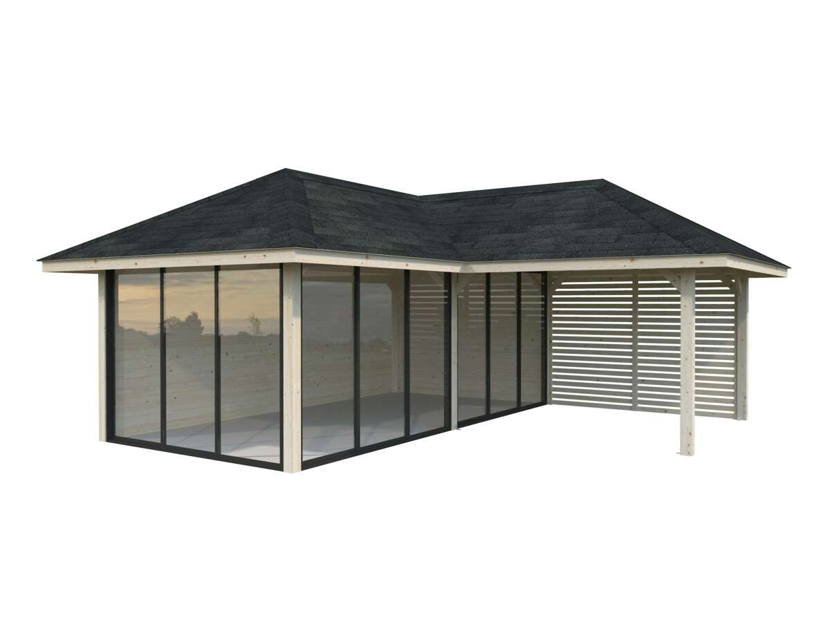 Palmako Bianca 214 hagestue 24,9 m² Slide