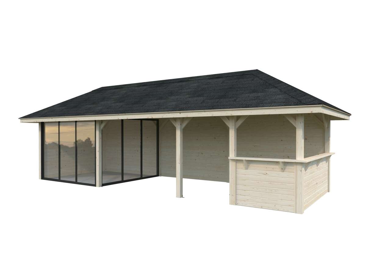 Palmako Bianca 215 hagestue 24,9 m² Slide