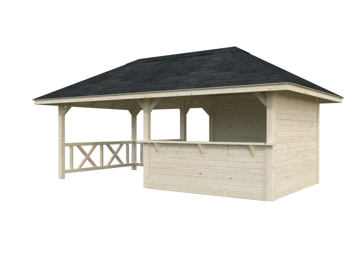 Palmako Bianca 110 paviljong 16,6 m²