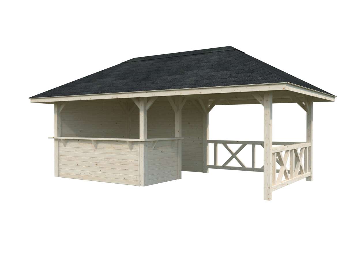 Palmako Bianca 110 paviljong 16,6 m²