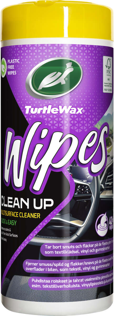 Turtle Wax  clean-up wipes
