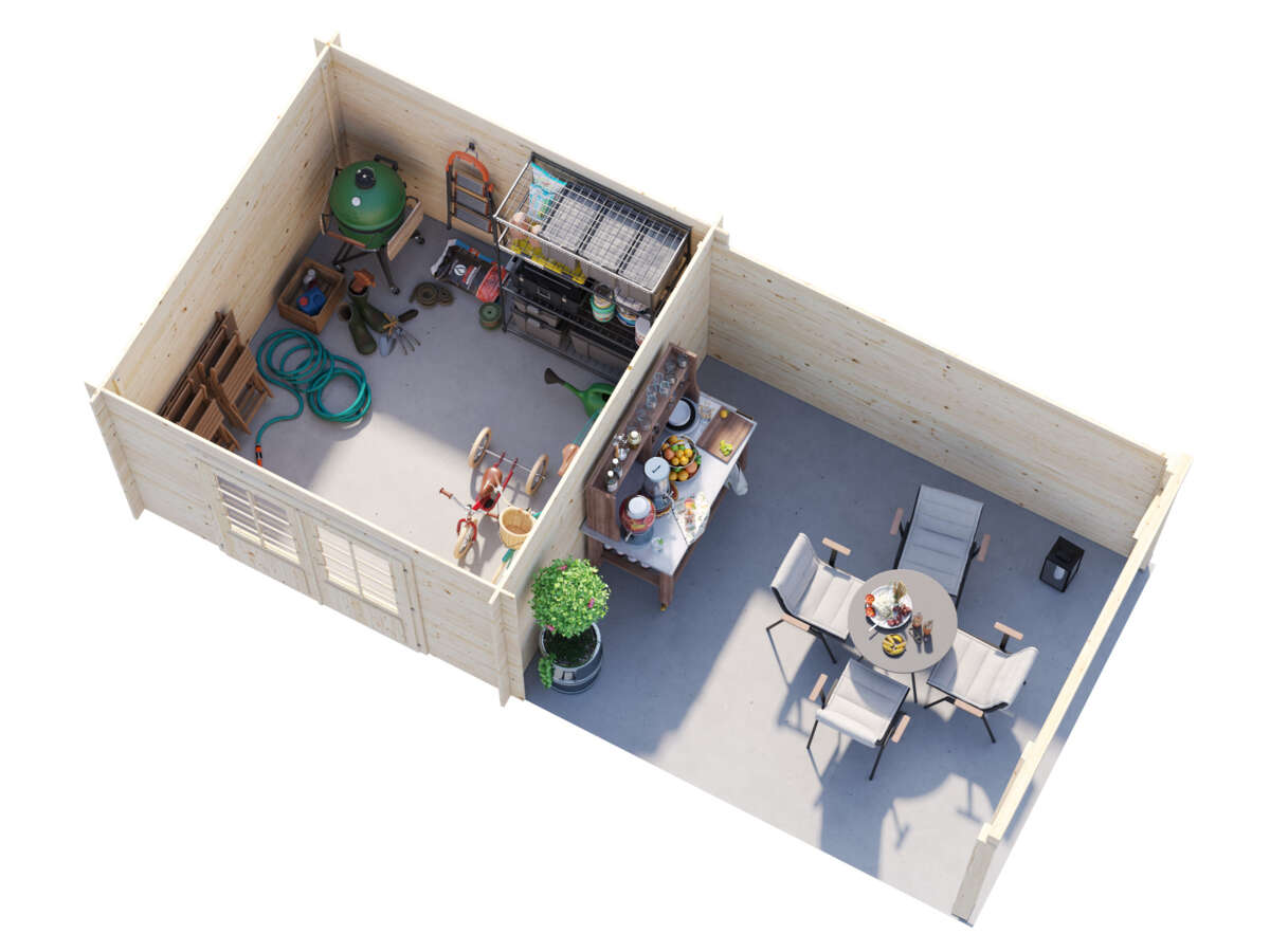 Palmako Ella hagestue 8,7+10,0 m2