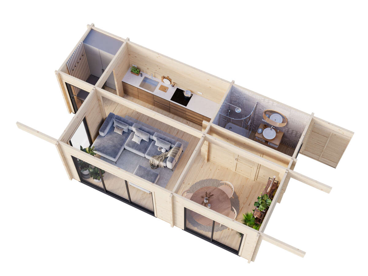 Palmako Cecilia gjestehytte 27,3 m2