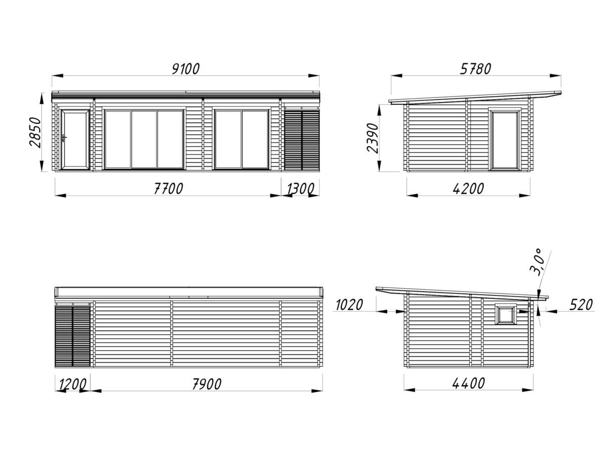Palmako Cecilia gjestehytte 27,3 m2