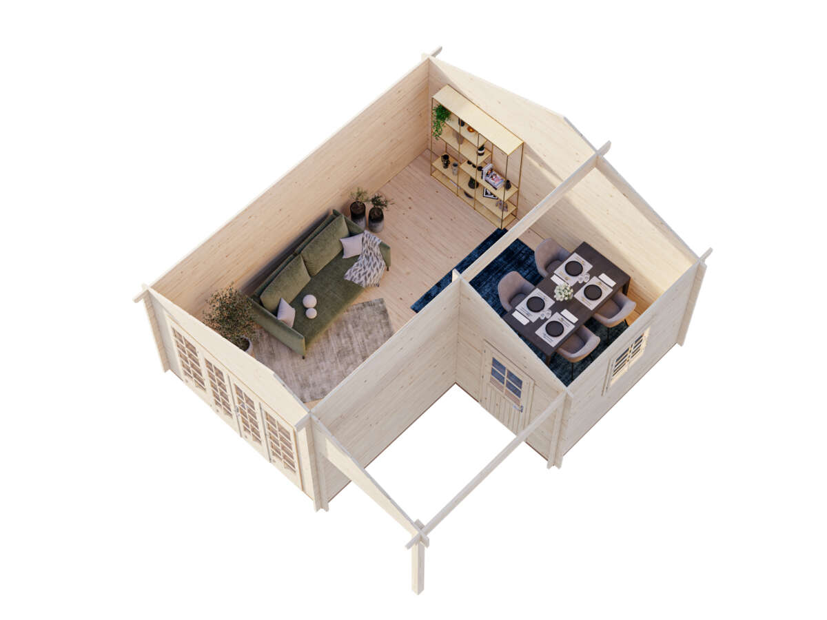 Palmako Irene gjestehytte 21,9+5,2 m2