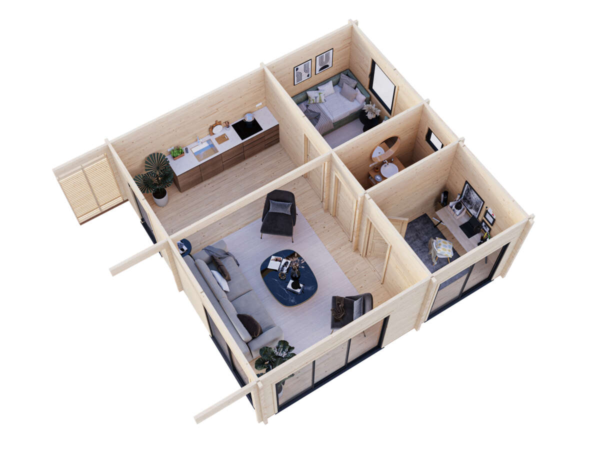 Palmako Cecilia gjestehytte 39,9 m2