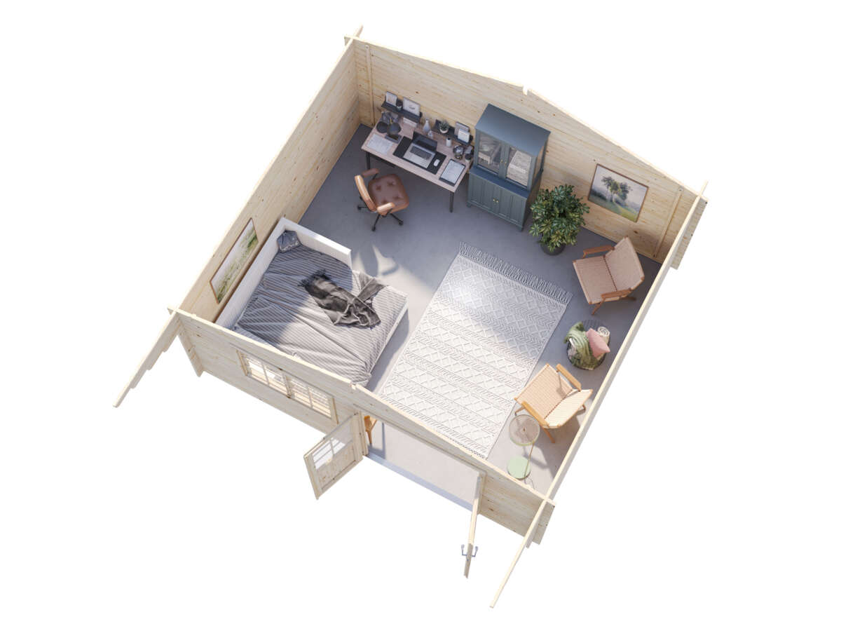 Palmako Britta gjestehytte 19,7 m2