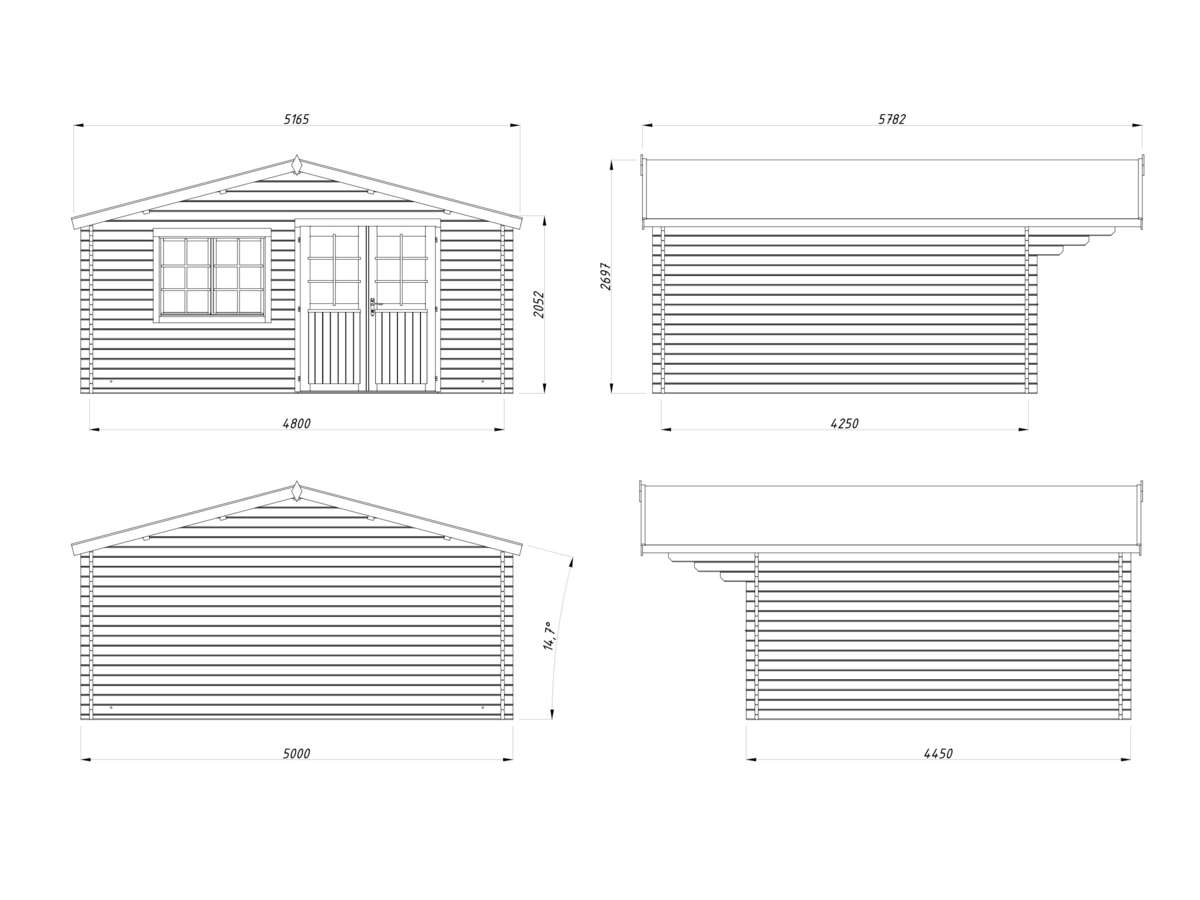 Palmako Britta gjestehytte 19,7 m2