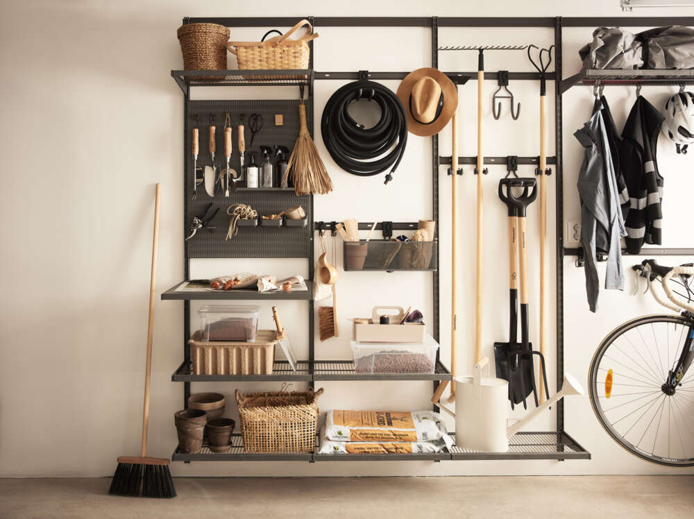 Elfa Garage kroksett 17 deler