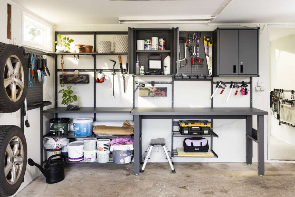 Elfa Garage+ graphite fjerkontroll m/dimmer