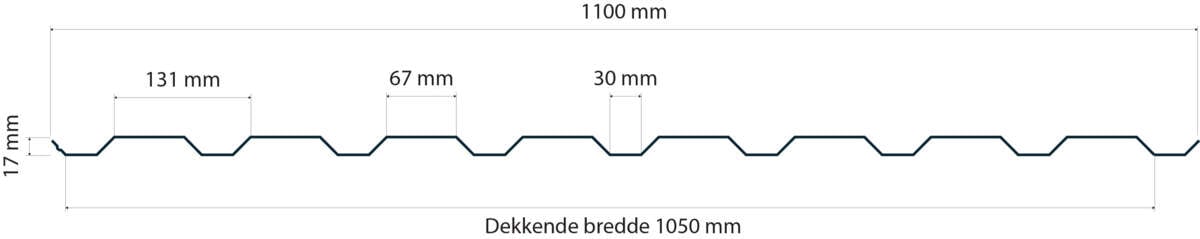 Verform Panelplate stål 0,4 mm