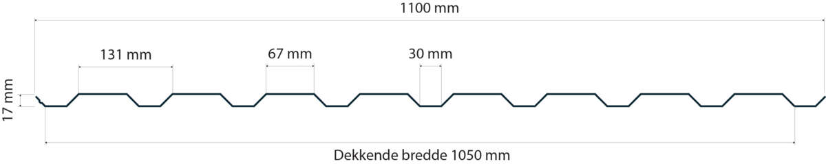 Verform Panelplate stål 0,4 mm