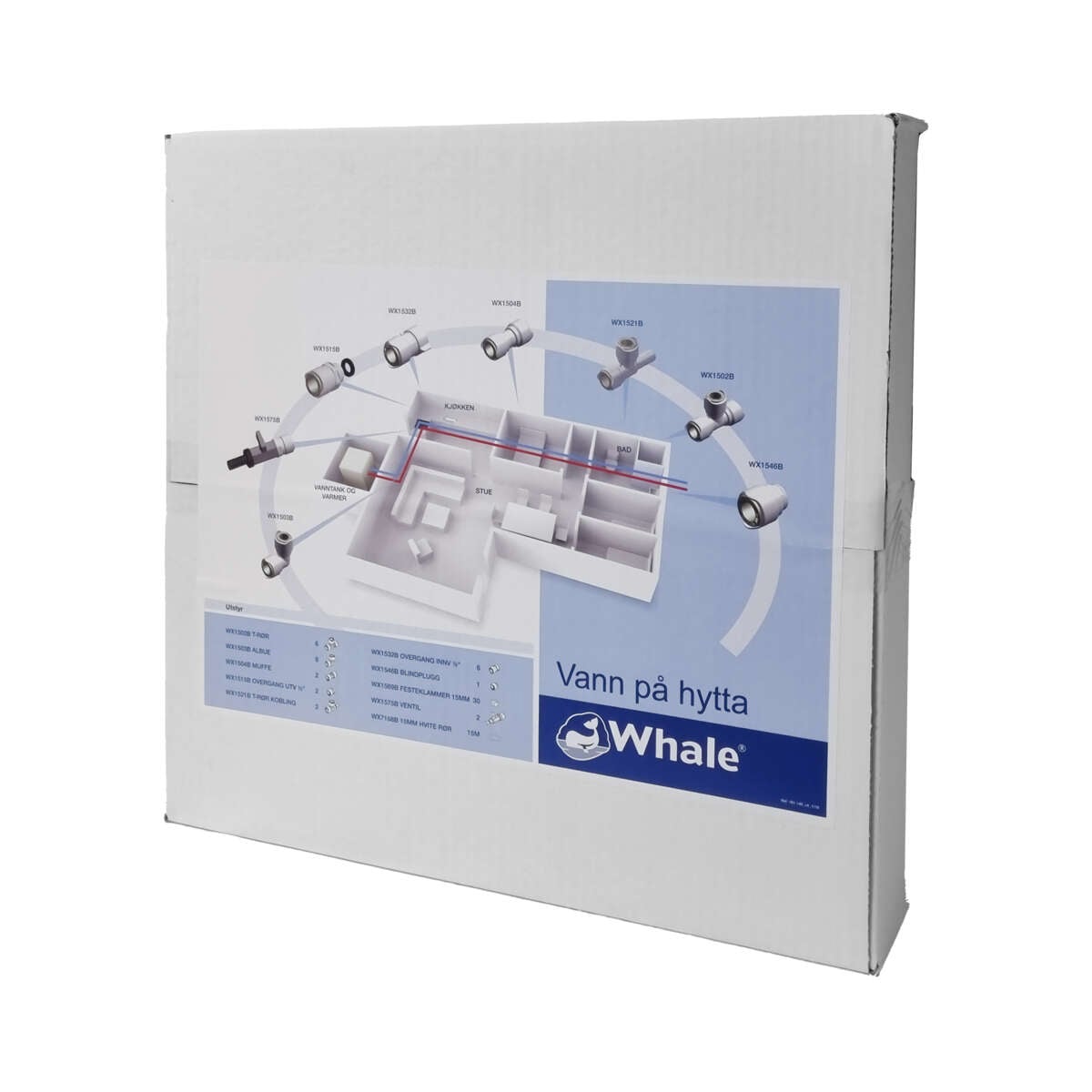 Whale installasjonspakke for vannsystem